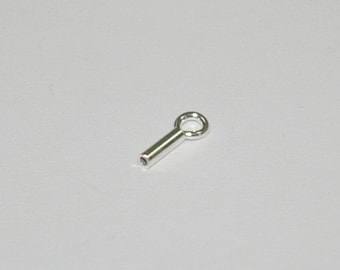 WHOLESALE LOTS 0.8mm Hole Sterling Silver 925 Crimp End Caps for Stringing Beading Chains Wires Cords - Free Shipping Worldwide