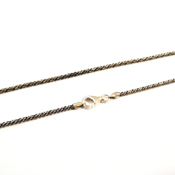 Kugel Silberkette Silber 925 Geschwärzt 40cm Lang | Kaufen Auf