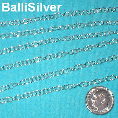 Cordolo Catena Per Il Piede Argento Sterling Solid 925 SS - Foto 4