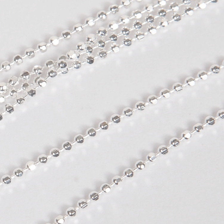 ネックレス・ペンダント Cutting Ball Chain Necklace #5832 Amazon.com: Kooljewelry 14K Yellow Gold 1 mm Diamond-cut