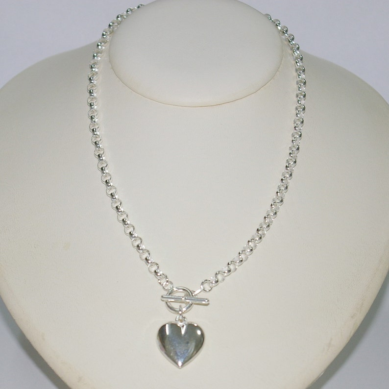 thumbnail image 2 of 24-Inch 925 Sterling Silver 4mm Belcher Rolo Chain Necklace. Classic Style For Men Or Women, Lobster Clasp. 2 of 3
