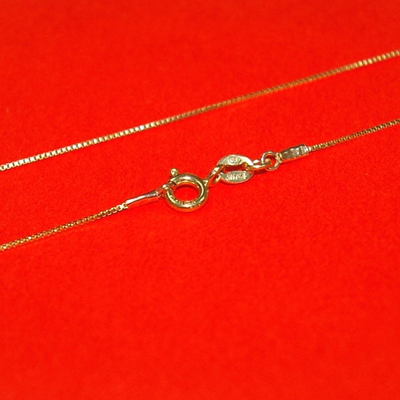 Anklet Made In Italy 10 inch* // 1.5mm* Box Chain BN - Sterling Silver