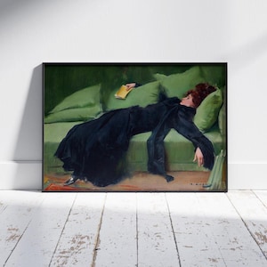 Classic Dance Poster - Graceful Woman Art - Vintage Ballet Print - Home Decor Artwork