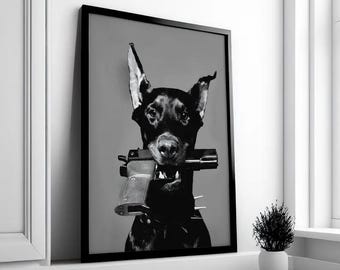 Black & White Fashion Print: Luxury Designer Wall Art, Ready to Hang
