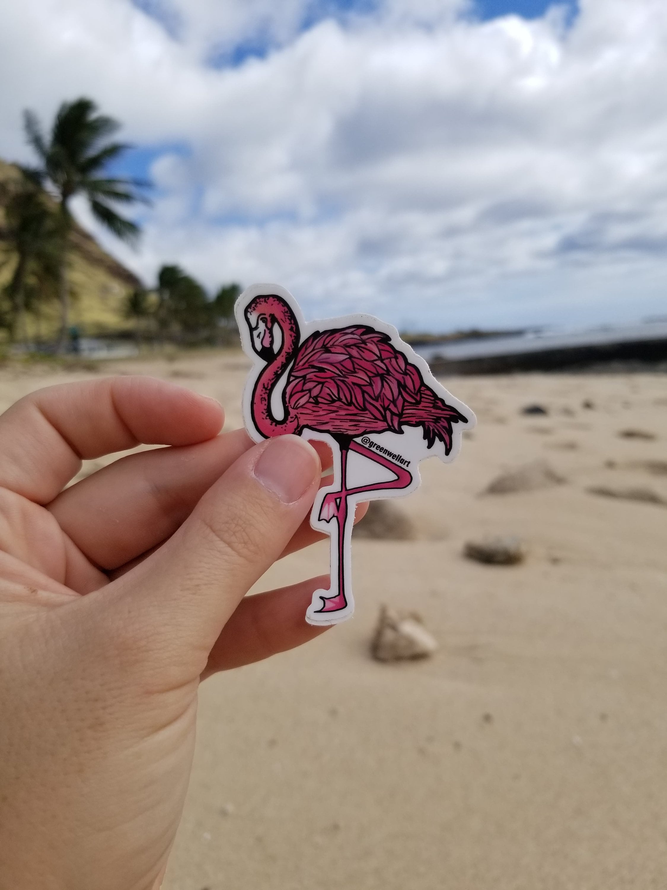 Flamingo Sticker, Sticker for Water Bottles, Laptops, Cars, and ...