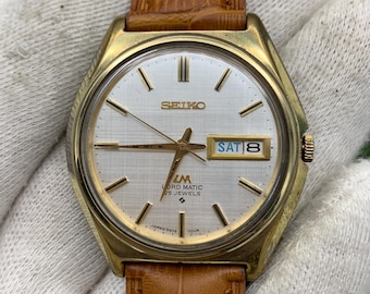 Vintage Seiko Contemporary Basic 5H23 6C00 Dress Watch Men Quartz