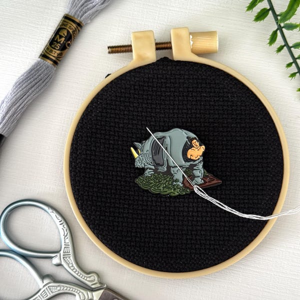 Ace Ventura Needle Minder | Needle Keep | Needle Nanny | Cross Stitch Needle Work | Needle Point