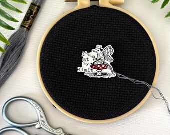 i'm at my limit Needle Minder | Needle Keep | Needle Nanny | Cross Stitch Needle Work | Needle Point