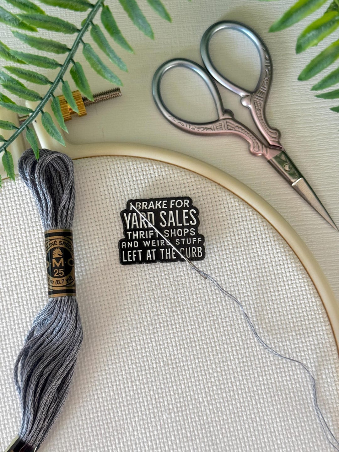 Point Stuff Funny I Brake for Weird Stuff Needle Minder | Needle Keep | Needlepoint ...