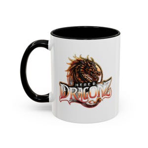 Fantasy Dragon Coffee Mug, Tea Cup, Ceramic Drinkware, Magical Creature Drink Container, Kitchen Decor