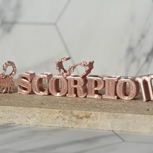 Scorpio Loc Beads | Multiple Sizes Hair Jewelry for Locs, Braids & Twists | Scorpio Season Accessories | 3D Printed Beads - 3 options