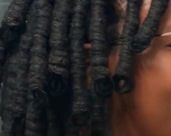 Butterfly Loc Beads Set of 3 | 3D Printed Loc Jewelry | whimsical Loc Accessories