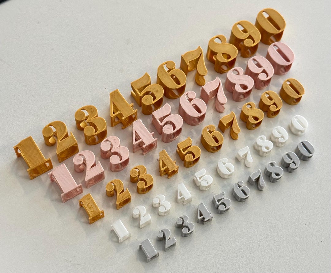 Number Loc Beads | Individual Number Beads for Locs | Birthday, Angel ...