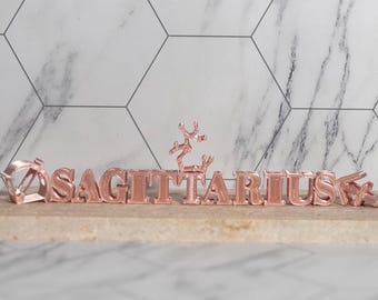 Cuentas para rastas de Sagitario / Joyería para el cabello del zodiaco / Accesorios para signos de fuego