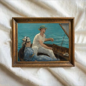 Manet Boating Print: Vintage Impressionist Nautical Art (Digital Download