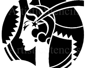 stencil art etsy