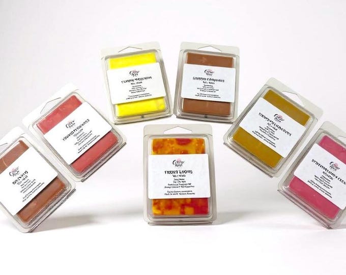 Soy Wax Melts: Gourmet Fragrances - Vanilla Caramel, Strawberries Cream and More