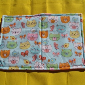 Cat Blanket - Catfaces - Birds - Butterflies