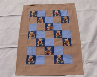 Baby Blanket - vintage teddies