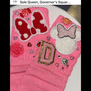 Custom Kids Disney Charm Junk/Slouch Sock
