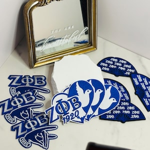 Parches de la hermandad Zeta Phi Beta Incorporated