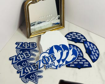 Zeta Phi Beta Sorority Incorporated Patches