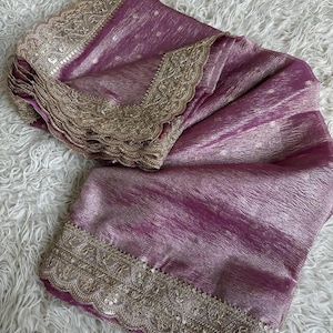 Banasari soft crush tissue silk saree