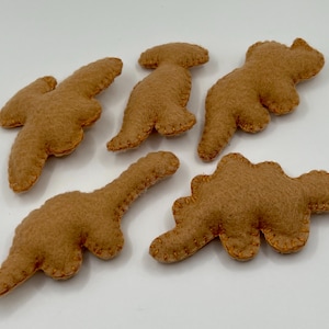 Felt Dino Nuggets, Dinosaur Shaped Play Nuggets, Dino Nuggs, Creative Play