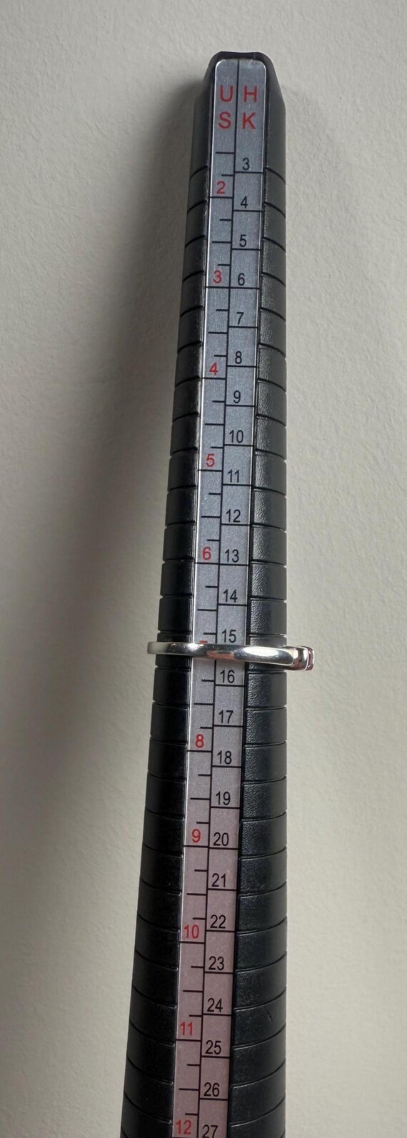 Pink Stone Stackable Ring Size 7  925 Sterling Si… - image 9