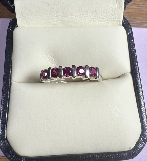 Pink Stone Stackable Ring - image 7