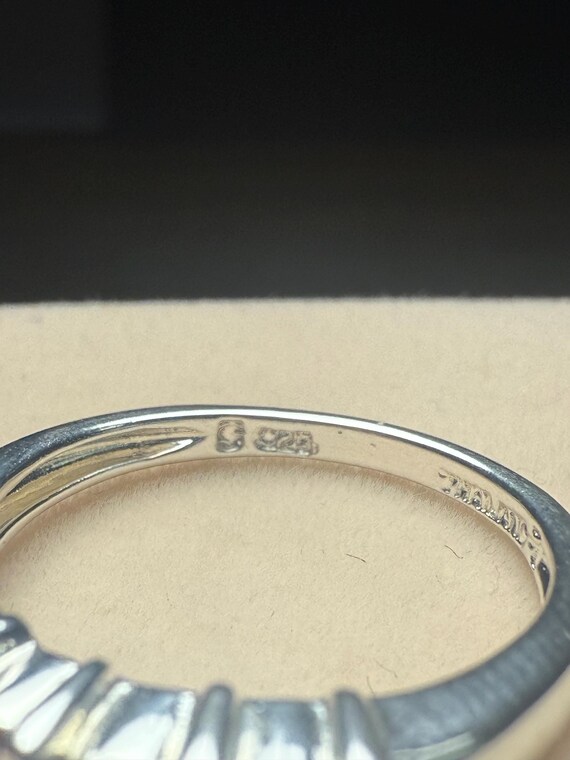 Pink Stone Stackable Ring - image 4