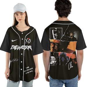 The Weeknd Middle Finger XO Tour 2025 Vintage Washed Baseball Jersey, The Weeknd Unisex Fan Jersey, Retro Graphic Jersey, The Weeknd Jersey