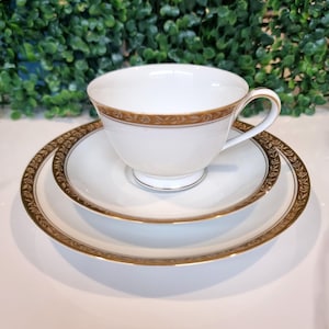 ヴィンテージ　ノリタケ【Noritake】　ASHLEIGH　6224　大皿6枚 Noritake Ashleigh - 6224 Teacup | Chinasearch