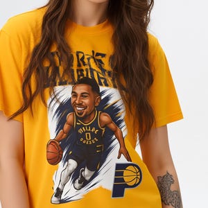 Haliburton T-Shirt, Unisex Heavy Cotton Tee, Basketball Apparel, Sports Fan Shirt, Gift for Sports Lovers, Casual Wear