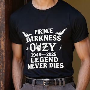 Ozzy Osbourne Unisex Tee, Heavy Cotton Band Shirt, Music Fan Gift, Graphic T-Shirt, Rock Concert Apparel, Vintage Metallica Top