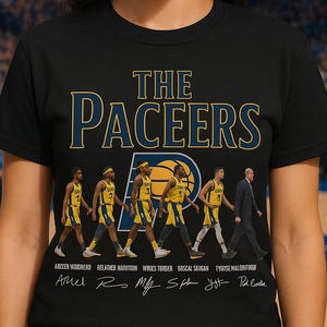 Indiana Pacers Playoffs 2025 Tee, Siakam Haliburton Turner NBA Fan Shirt, Unisex Basketball Tee, Gift for Fans, Men Women