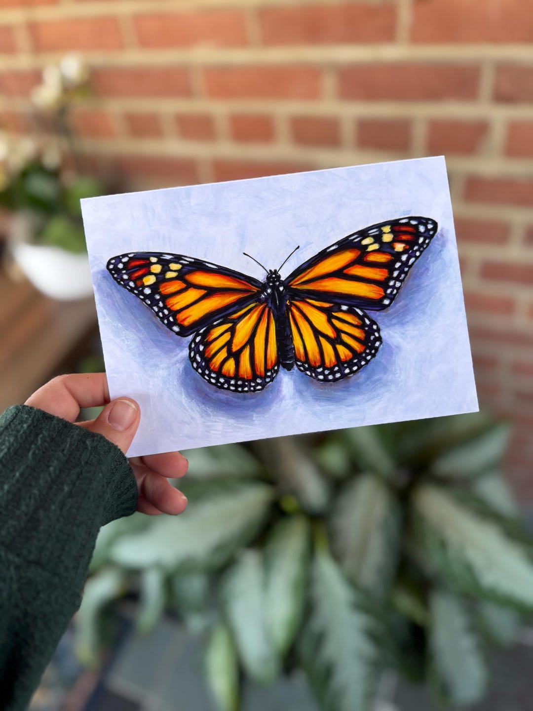 Butterfly Greeting Cards, Blank Art Cards, Monarch Cards - Etsy