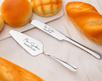 Personalized Cake Cutting Serving, Custom Knife  Unique Wedding Reception Gift, Mothers Day Gift, Gift for Mom, Grandmother