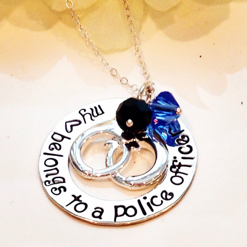 Police Officer Wife Necklacegirlfriend If a Police Etsy