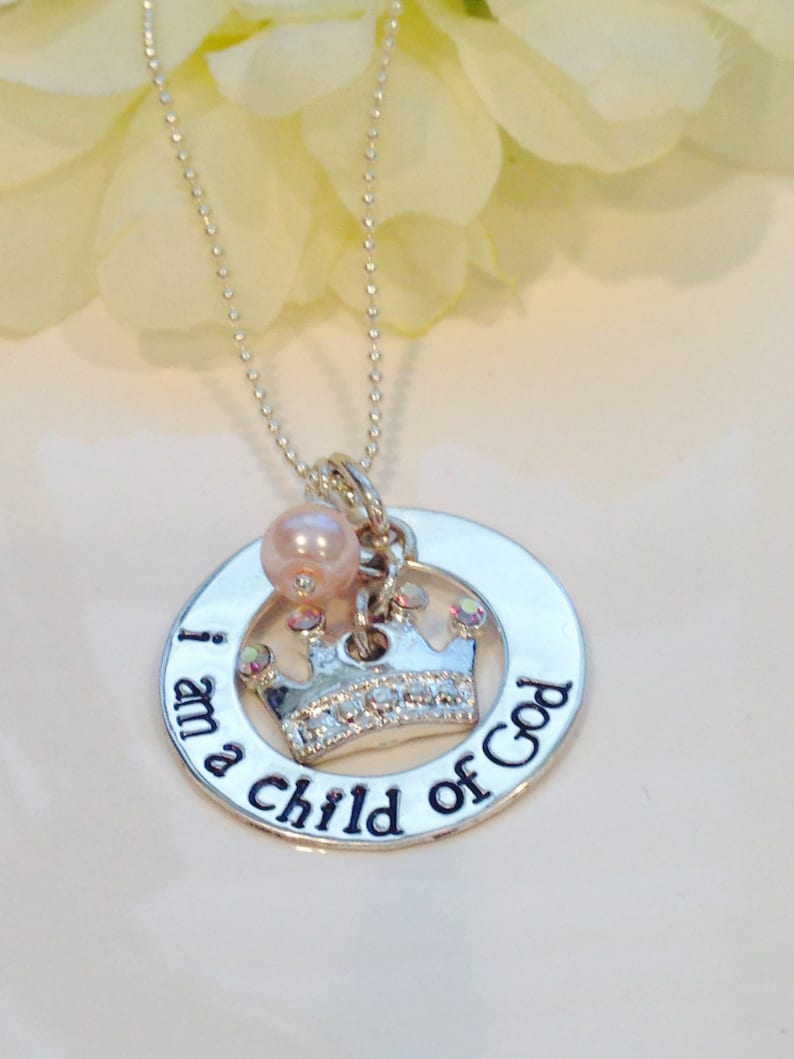 Child of God Necklace I Am a Child of God LDS Baptism Gift Etsy