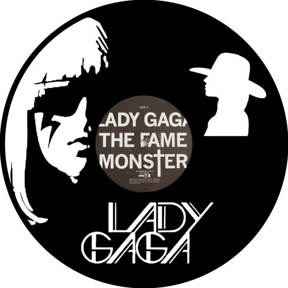 装飾的な「LADY GAGA」ビニール - Etsy 日本