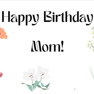 Happy Birthday Mum Card/gif