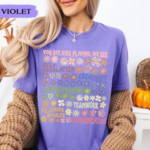 Play Is Learning Shirt For Teacher, BCBA Shirt, SPED Teacher Shirt, School Counselor Shirt, Daycare Teacher, Teacher Appreciation Gift image 5