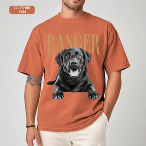 Custom Photo Dog Dad Shirt Custom Photo and Name Pet Shirt, Cat Dad Shirt, Dog Dad Father's Day Gifts, Father's Day Gift For Husband image 12