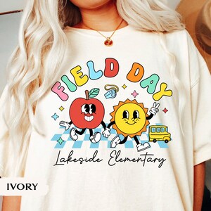 Comfort Colors Custom School Field Day Shirt: Cute Field Trip Shirts, Field Day Teacher Shirt, Summer School Game Day Teacher Team Tee image 19