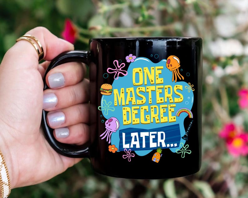 Funny Masters Degree Graduation Mug 2026: One Masters Degree Later, Masters Graduate Mug, Graduation Gift for Besties, Mastered It Gift image 7
