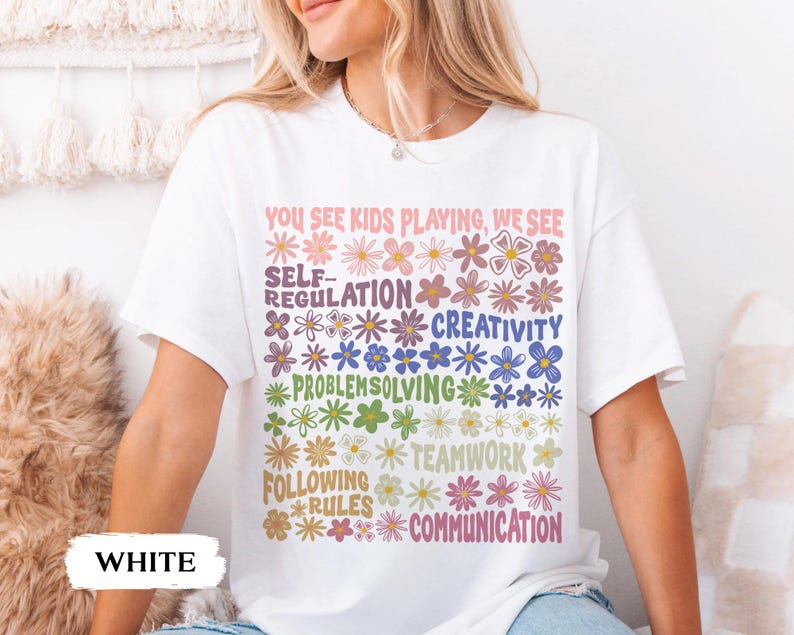 Play Is Learning Shirt For Teacher, BCBA Shirt, SPED Teacher Shirt, School Counselor Shirt, Daycare Teacher, Teacher Appreciation Gift image 18