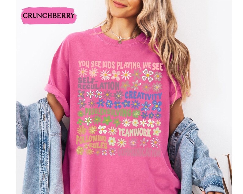 Play Is Learning Shirt For Teacher, BCBA Shirt, SPED Teacher Shirt, School Counselor Shirt, Daycare Teacher, Teacher Appreciation Gift image 9