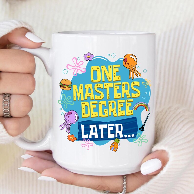 Funny Masters Degree Graduation Mug 2026: One Masters Degree Later, Masters Graduate Mug, Graduation Gift for Besties, Mastered It Gift image 6
