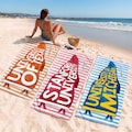 Personalized College Pennant Beach Towel, School Banner School Spirit Beach Towel, High School Graduation Gift, University Graduation Gift